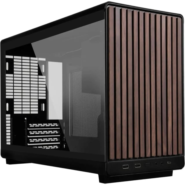 Lian Li A3-mATX Glass Edition Wood Black - Gaming PC Component | High Performance Hardware