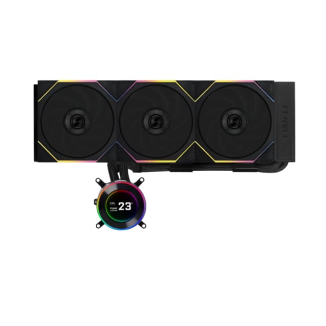 Lian Li HYDROSHIFT II LCD-C 360TL(with TL Wireless fans) Black - Gaming PC Component | High Performance Hardware