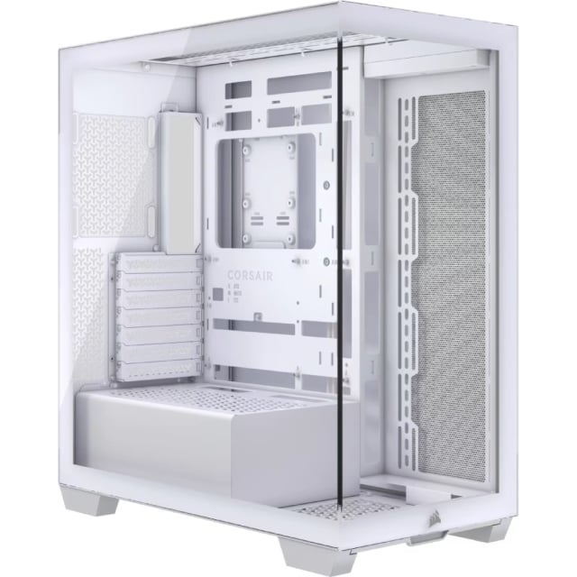 CORSAIR CASE 3500X TEMPERED GLASS MID-TOWER, WHITE - Gaming PC Component | High Performance Hardware