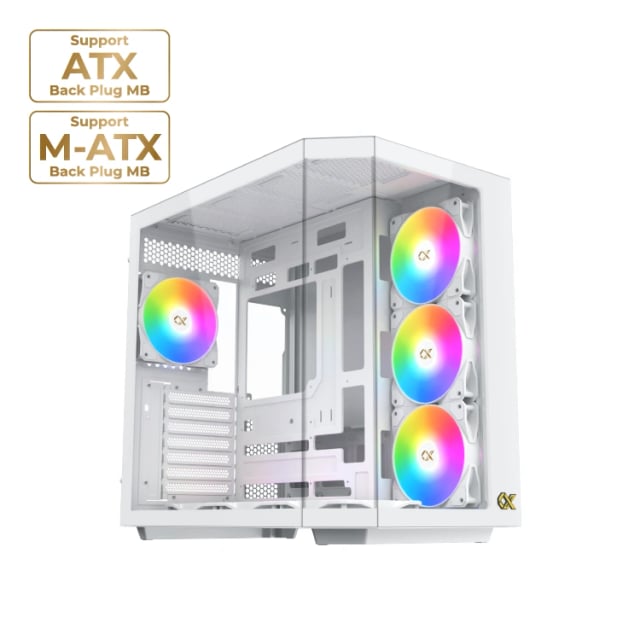 XIGMATEK CUBI II Arctic - Gaming PC Component | High Performance Hardware