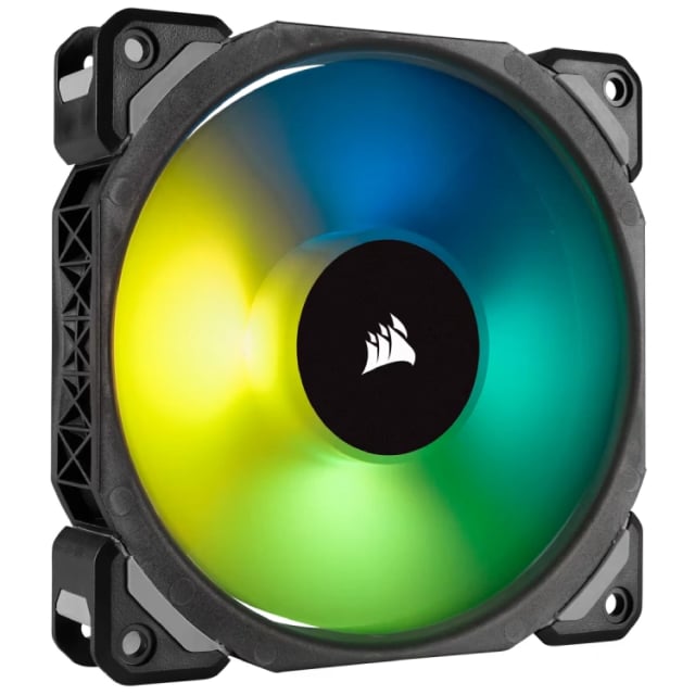 CORSAIR ML120 PRO RGB LED 120mm PWM Magnetic Levitation Premium Fan - Gaming PC Component | High Performance Hardware
