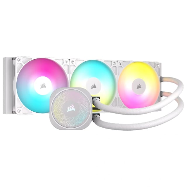 CORSAIR NAUTILUS 360 RS ARGB Liquid CPU Cooler - White - Gaming PC Component | High Performance Hardware