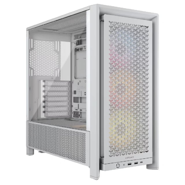 CORSAIR FRAME 4000D RS ARGB Modular Mid-Tower PC Case - White - Gaming PC Component | High Performance Hardware