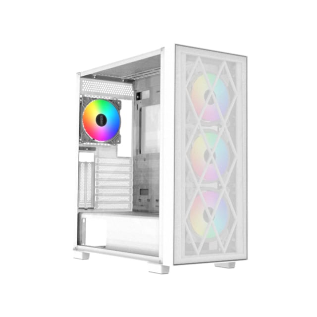 XANDER Velox Max White (E-ATX, 4PCS ARGB FANS, Controller) - Gaming PC Component | High Performance Hardware
