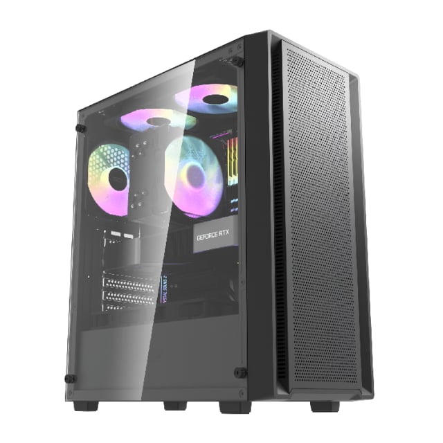 DARKFLASH DK353 ATX PC Case Black - Gaming PC Component | High Performance Hardware