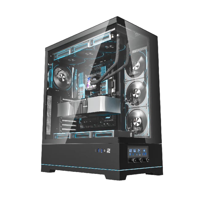 DARKFLASH DY451L Pro ATX PC Case Black - Gaming PC Component | High Performance Hardware