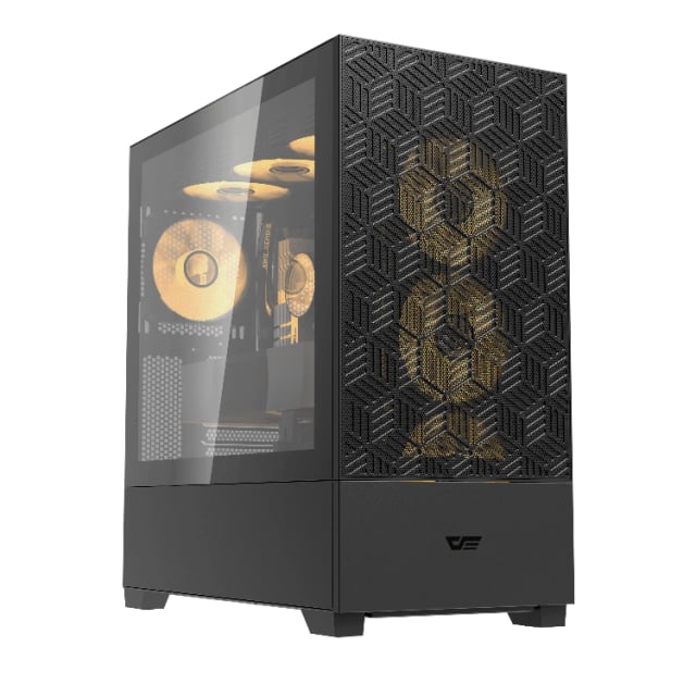 DARKFLASH DF5000 Mesh ATX PC Case Black - Gaming PC Component | High Performance Hardware