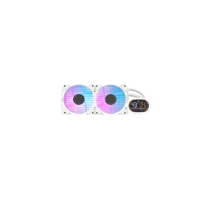 darkFlash DH240D All-in-One 360mm Liquid CPU Cooler - WHITE - Gaming PC Component | High Performance Hardware