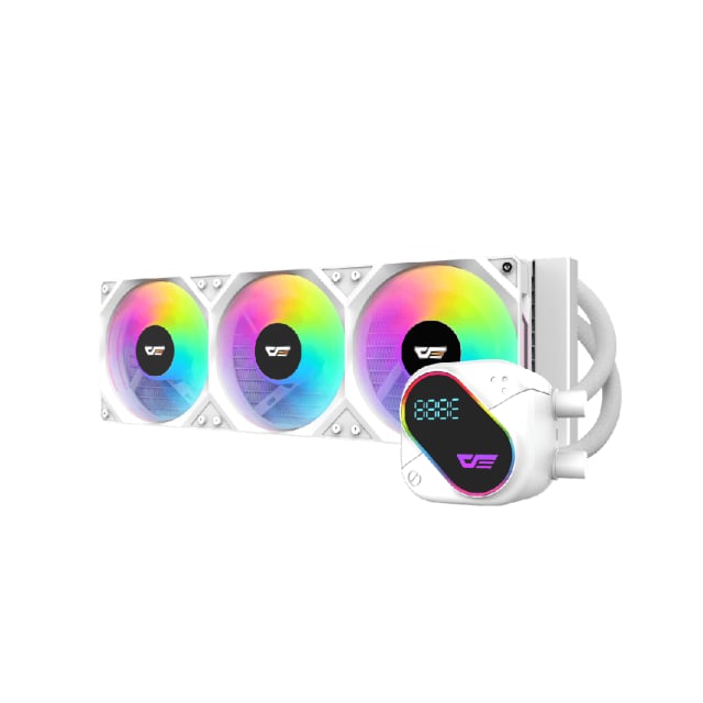 DARKFLASH EXPLORE DO360 Liquid CPU Cooler - WHITE - Gaming PC Component | High Performance Hardware