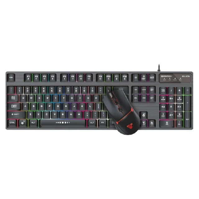 Fantech KX-302s MAJOR Gaming Keyboard & Mouse Combo - Black - Gaming PC Component | High Performance Hardware