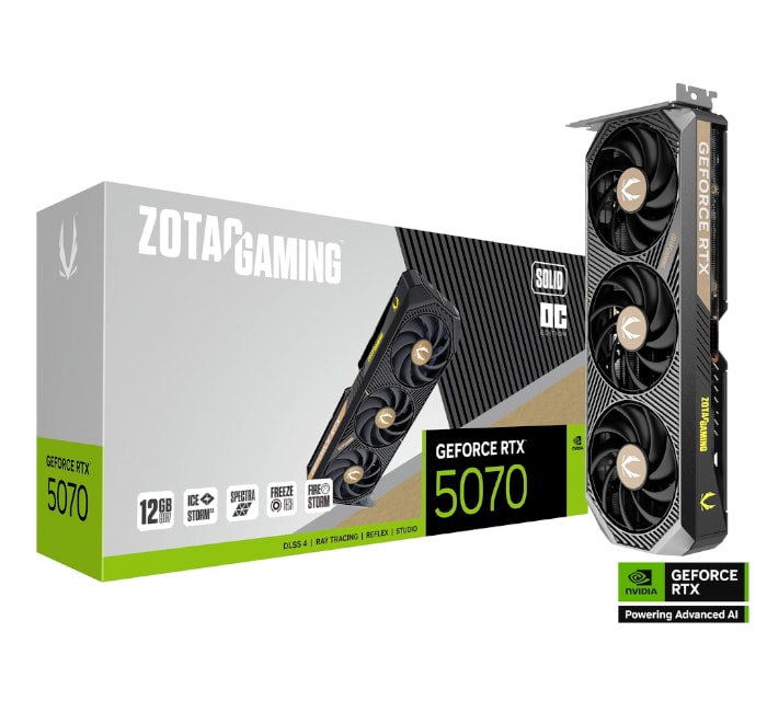 ZOTAC GAMING GeForce RTX 5070 SOLID OC