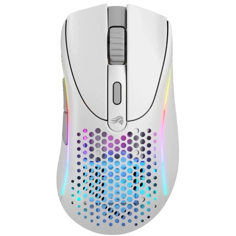 Glorious Model D 2 Wireless Optical RGB Gaming Mouse - White