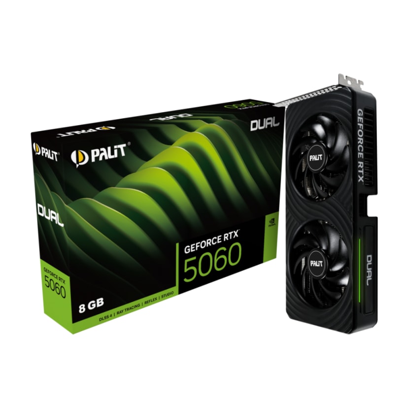 PALIT GeForce RTX 5060 Dual 8GB GDDR7 GPU