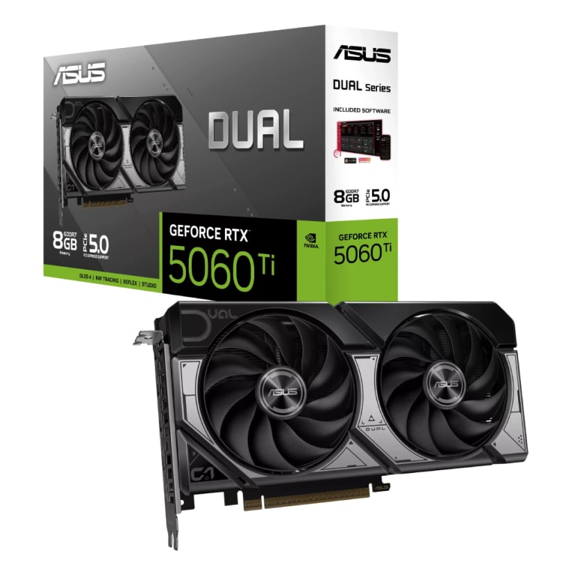 ASUS Dual GeForce RTX™ 5060 Ti 8GB GDDR7