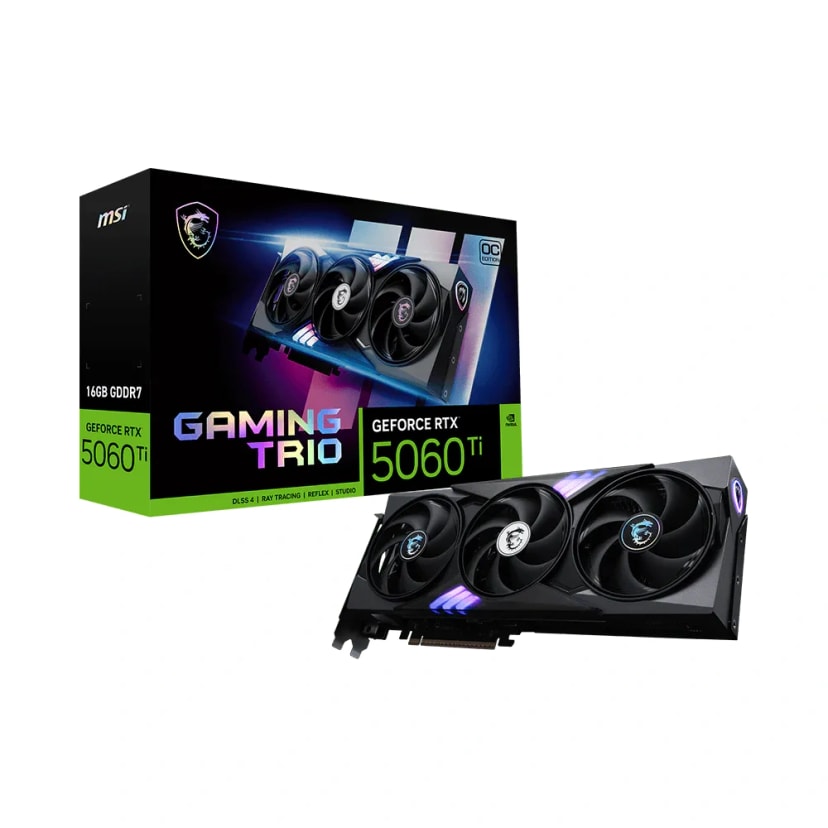 MSI GeForce RTX™ 5060 Ti 16G GAMING TRIO OC