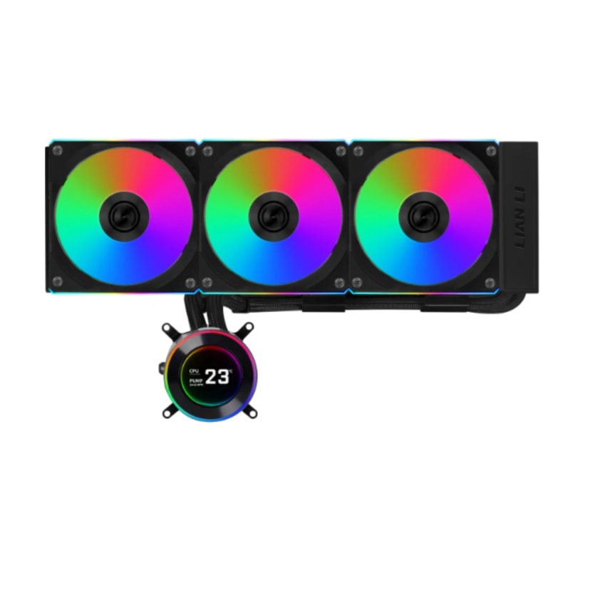 Lian Li HYDROSHIFT II LCD-C 360R Liquid Cooler Black