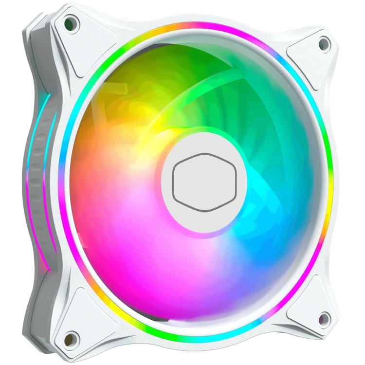 COOLER MASTER MasterFan MF120 Halo White Edition