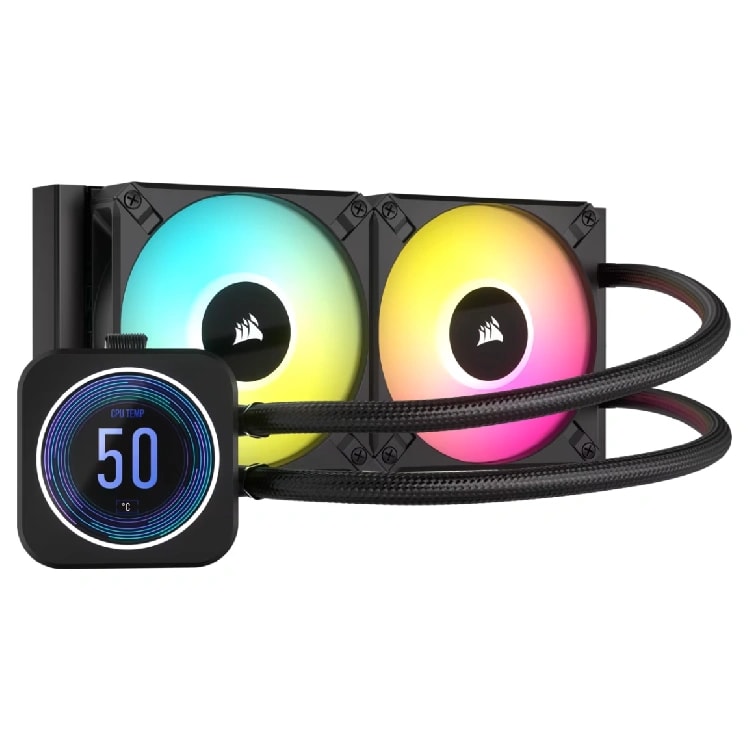 CORSAIR iCUE H100i ELITE LCD XT Display Liquid CPU Cooler
