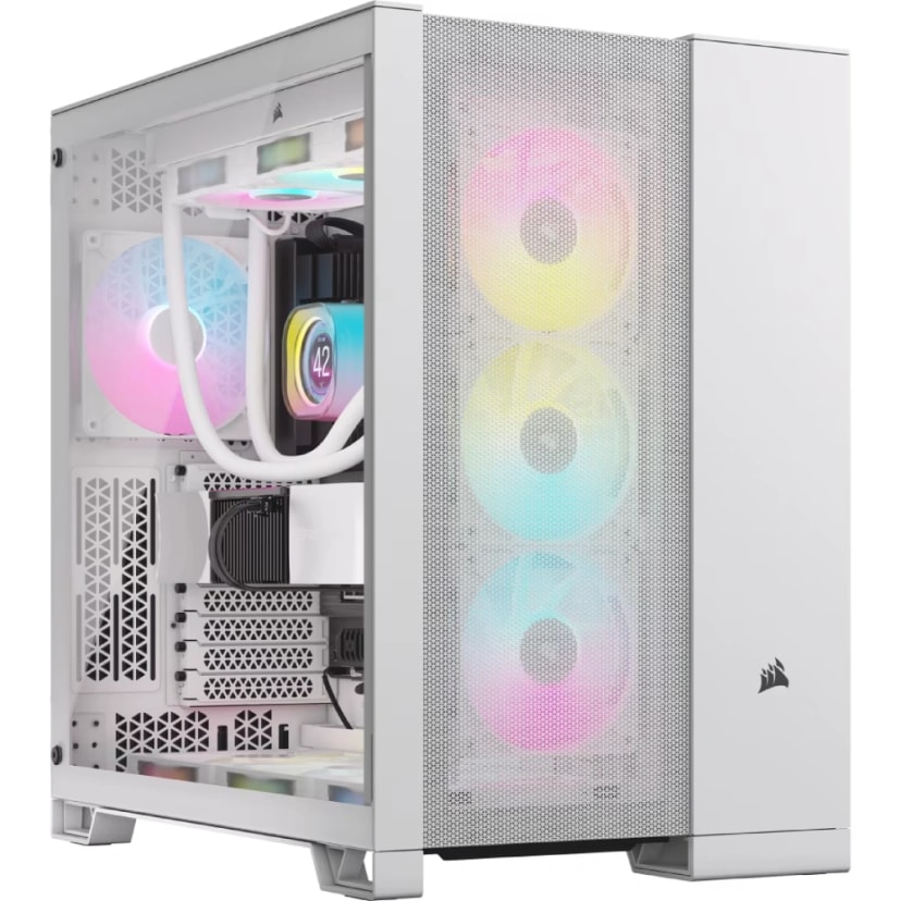 CORSAIR CASE 6500D AIRFLOW TEMPERED GLASS MID-TOWER, WHITE