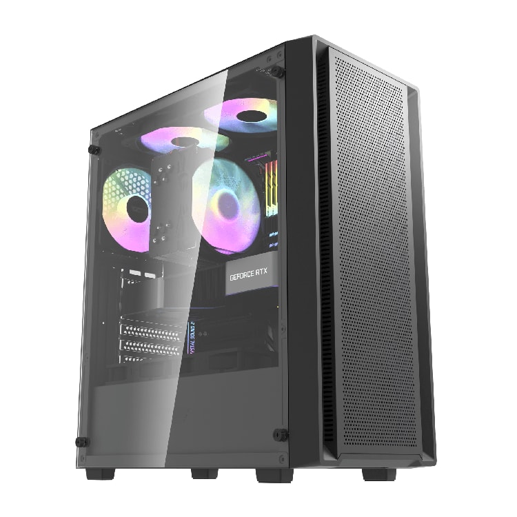 DARKFLASH DK353 ATX PC Case Black