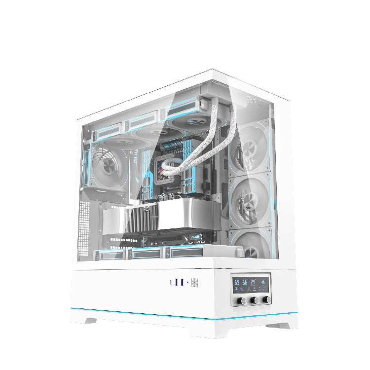 DARKFLASH DY451 Pro ATX PC Case White