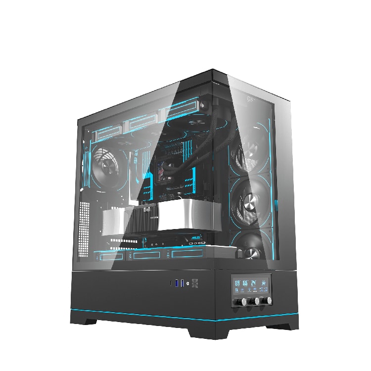 DARKFLASH DY451 Pro ATX PC Case Black