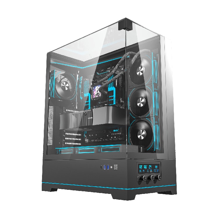DARKFLASH DY450L Pro ATX PC Case Black