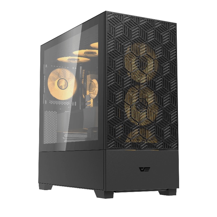 DARKFLASH DF5000 Mesh ATX PC Case Black