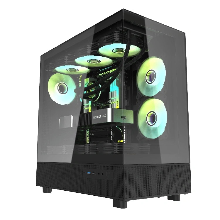 DARKFLASH DPX90 ATX PC Case Black
