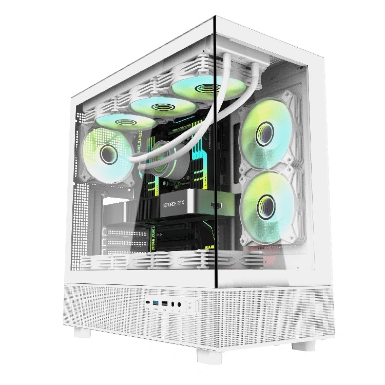 DARKFLASH DPX90 ATX PC Case White