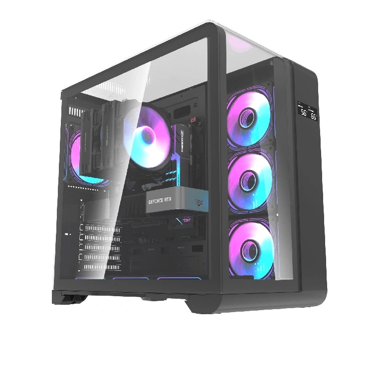 DARKFLASH L280 ATX PC Case Black