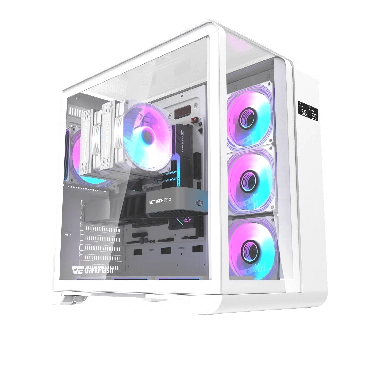 DARKFLASH L280 ATX PC Case White