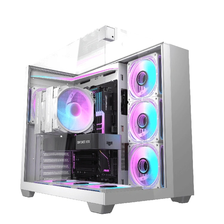 DARKFLASH TH285 ATX PC Case White