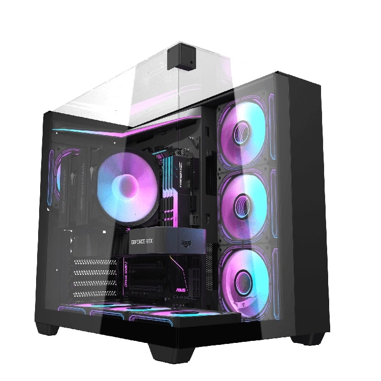 DARKFLASH TH285 ATX PC Case Black