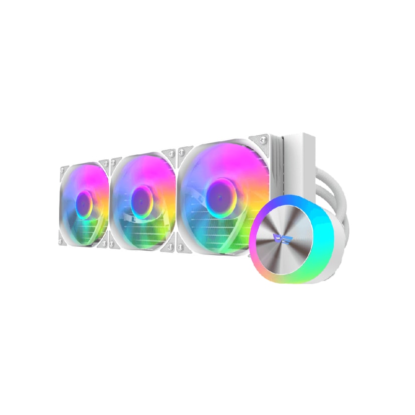 Darkflash ARGB DG360 360MM AIO Liquid CPU Cooler - WHITE
