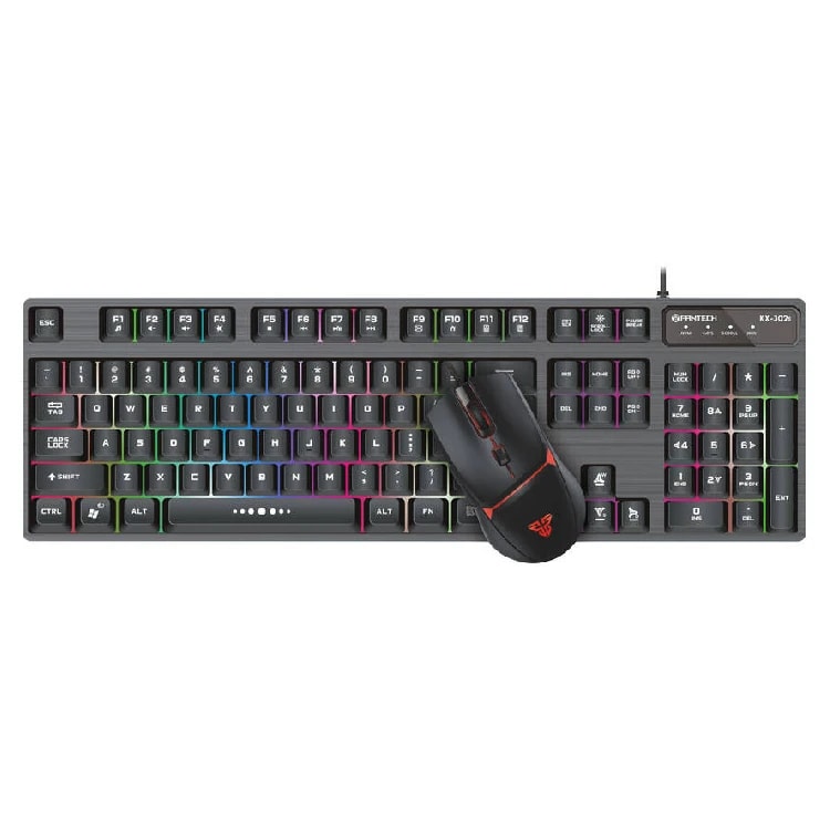 Fantech KX-302s MAJOR Gaming Keyboard & Mouse Combo - Black