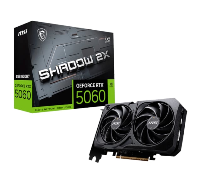 GeForce RTX™ 5060 8G SHADOW 2X OC - Gaming PC Component | High Performance Hardware