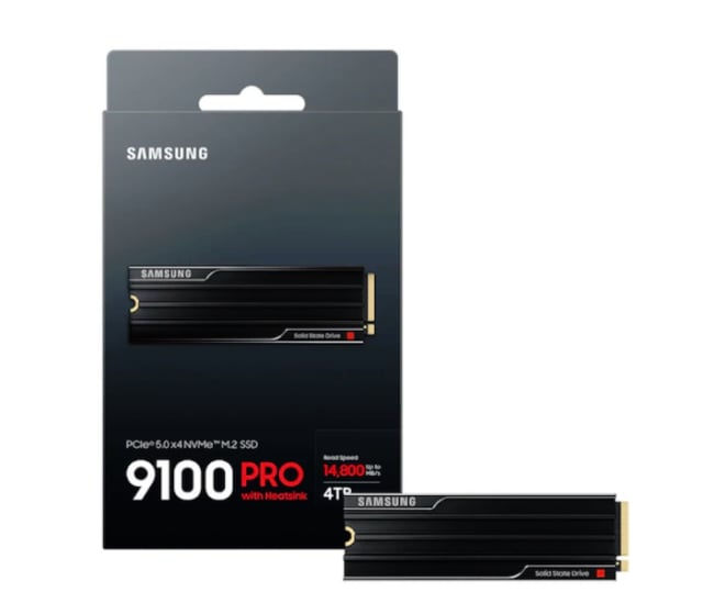 SAMSUNG 4TB PCIe 5.0 NVMe™ M.2 SSD 9100 PRO - Gaming PC Component | High Performance Hardware