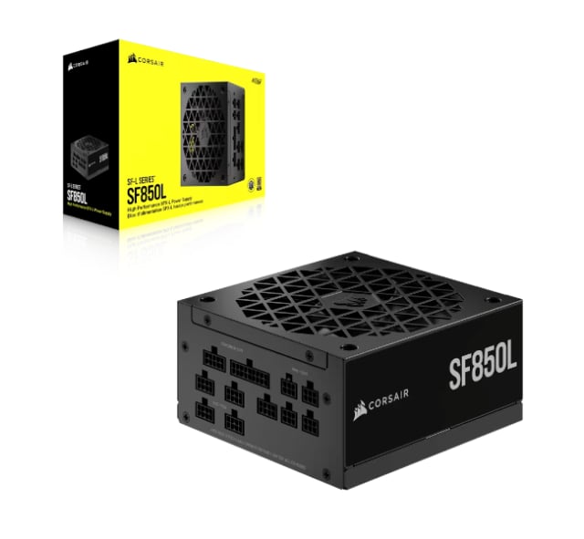 CORSAIR SF850L 850 Wattts 80+ Gold Modular - Gaming PC Component | High Performance Hardware