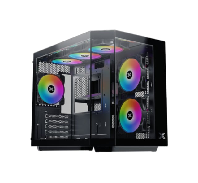 XIGMATEK Cubi M Mid Tower Micro ATX Gaming - Gaming PC Component | High Performance Hardware