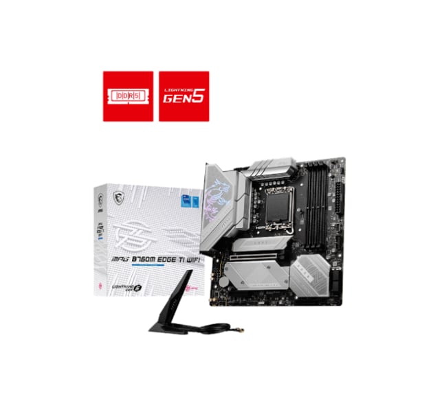MSI MPG B760M Edge Ti WiFi Micro ATX - Gaming PC Component | High Performance Hardware