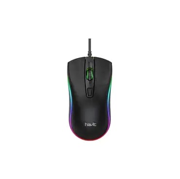 Havit MS72 Optical USB Mouse (Black) - Gaming PC Component | High Performance Hardware