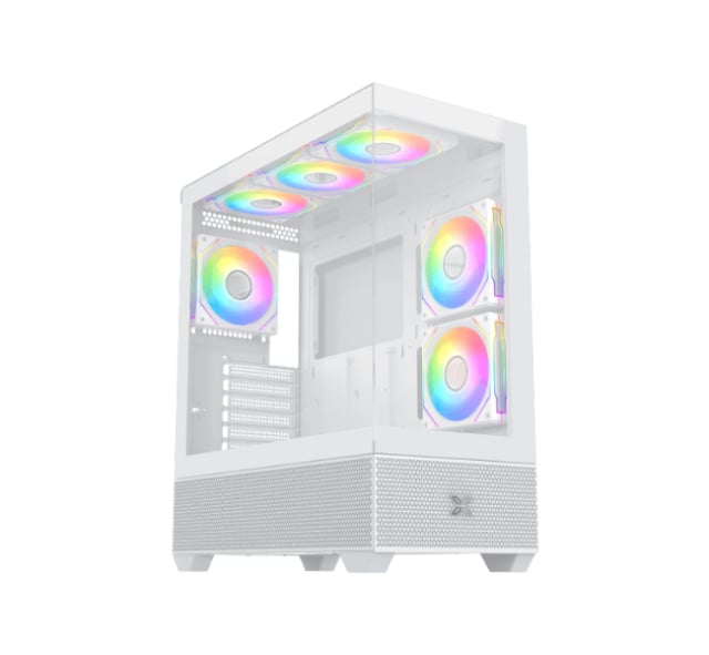 XIGMATEK Alphard Arctic E-ATX Gaming - White - Gaming PC Component | High Performance Hardware