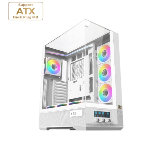XIGMATEK Vision Pro Arctic - Gaming PC Component | High Performance NEW