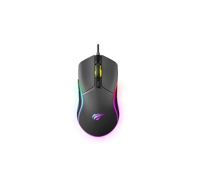 Havit MS1029 Gaming Mouse Transparent Black