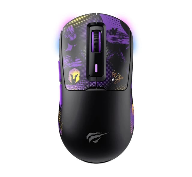 Havit MS969WB Wireless Gaming Mouse Black& Purpel - Gaming PC Component | High Performance Hardware