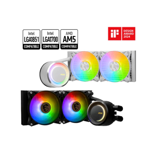 MAG CORELIQUID E240 / WHITE - Gaming PC Component | High Performance Hardware