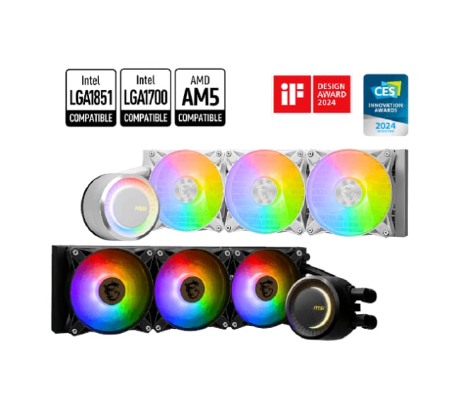 MAG CORELIQUID E360 / WHITE - Gaming PC Component | High Performance Hardware