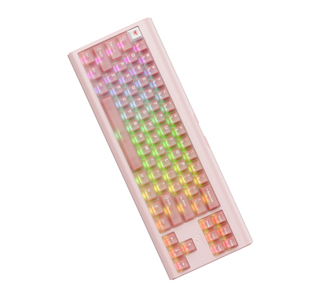 Mechanical Gamer Keyboard HAVIT KB896L RGB - VKS Team Co-branded Model PINK