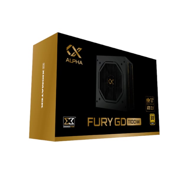 XIGMATEK Fury 1100 Watts 80 Plus Gold Modular - Gaming PC Component | High Performance Hardware